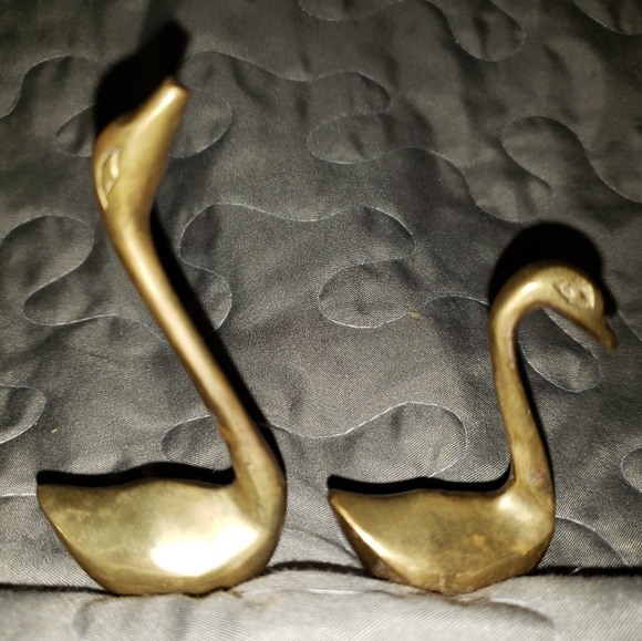 Vintage Brass Ducks Olee Made in India - Picture 1 of 4